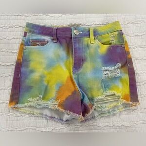 Blue Desire Tie Dyed shorts Size 9